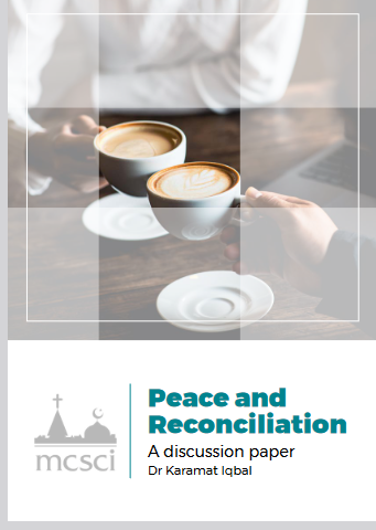 Peace and reconciliation cover
